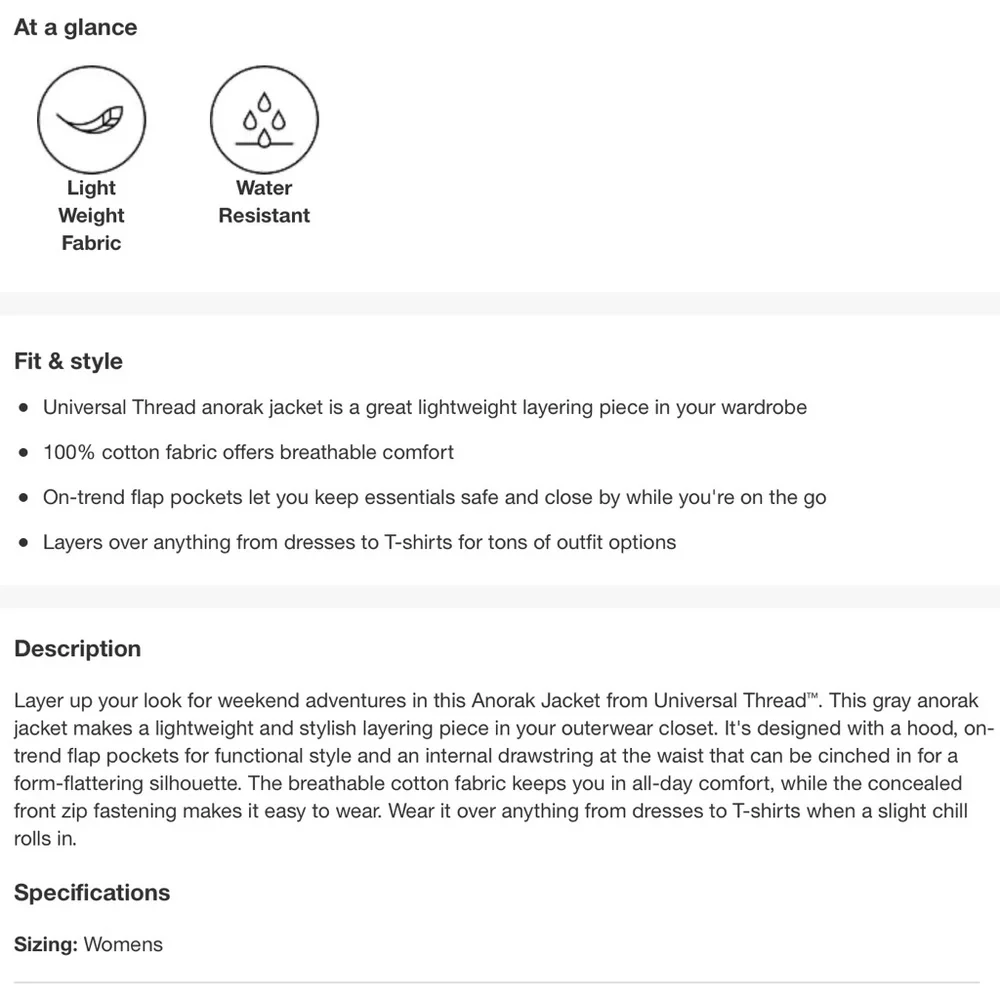 Universal Thread Rust Utility Jacket - Picture 5 of 15